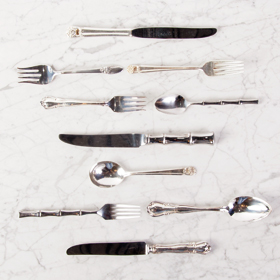 The Perfec Table vintage silver flatware rental cutlery rental toronto